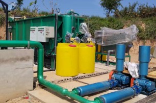 陜西旭鵬旬鴨農(nóng)業(yè)制品溶氣氣浮機廢水處理成套設(shè)備